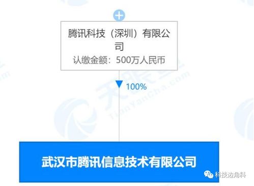 騰訊在武漢成立全資子公司，注冊資本500萬專注于軟件開發(fā)